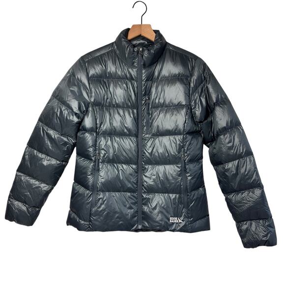 EDDIE BAUER LADIES DOWN PACKABLE WOMEN SMALL BLUE EMERALD JACKET BRAND NEW - Picture 1 of 7